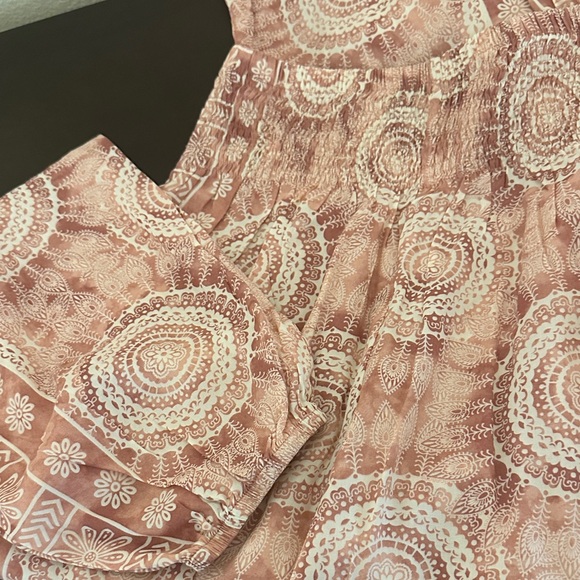 Lotus and Luna Bohemian Tie-Dye Kimono and Pants Set - Picture 7 of 9